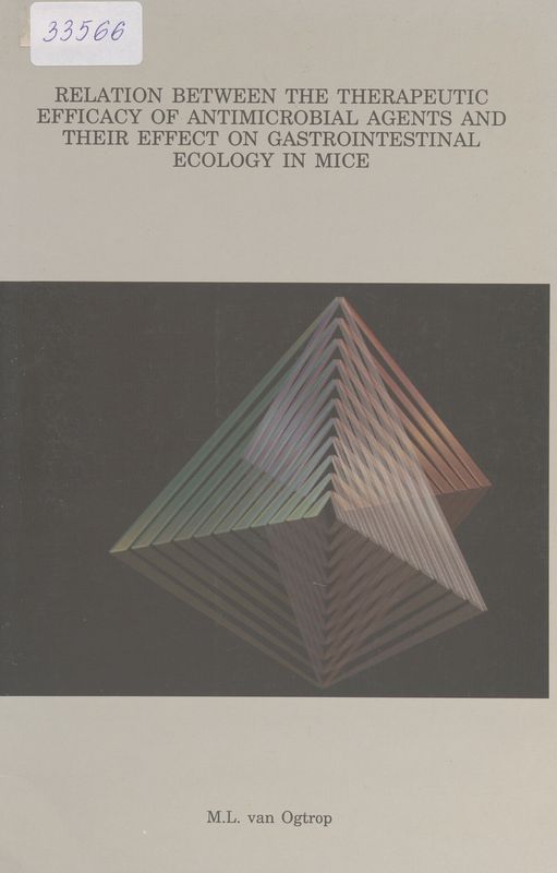 Relation between the Therapeutic Efficacy of Antimicrobial Agents and their Effect on Gastrointestinal Ecology in Mice