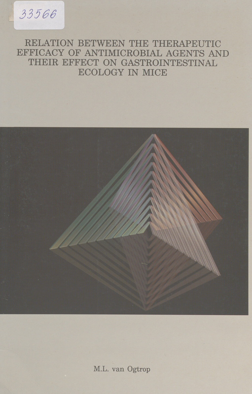 Relation between the Therapeutic Efficacy of Antimicrobial Agents and their Effect on Gastrointestinal Ecology in Mice