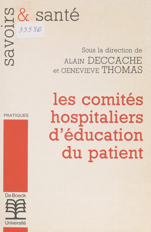 Les comites hospitaliers d'education du patient