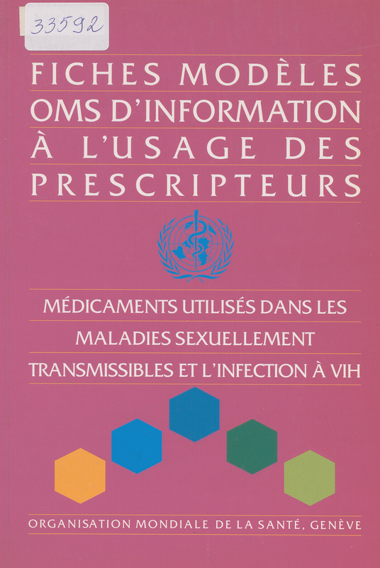Medicaments utilises dans les maladies sexuellement transmssibles et l'infection a VIH