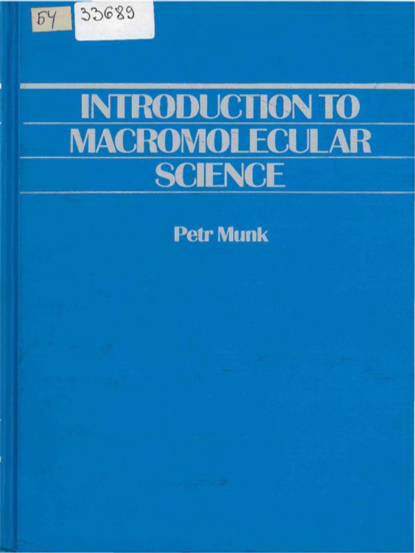 Introduction to Macromolecular Science