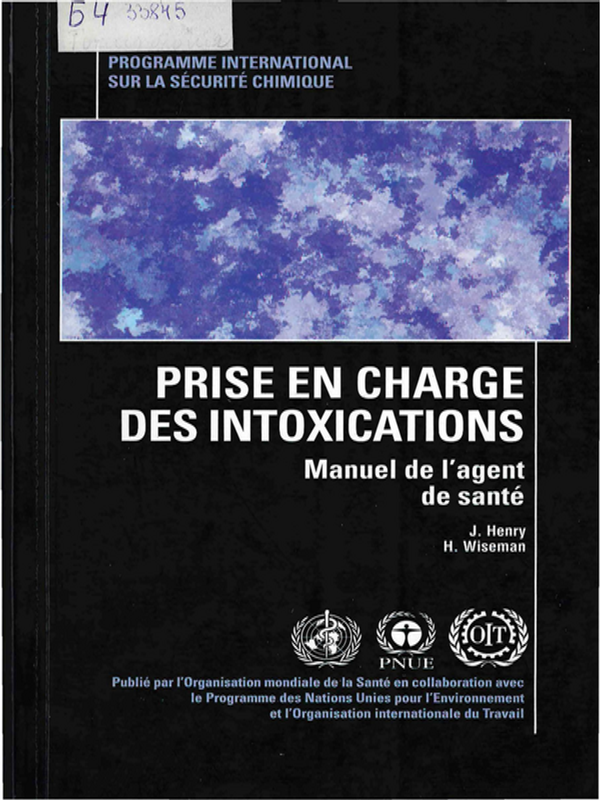 Prise en Charge des Intoxications