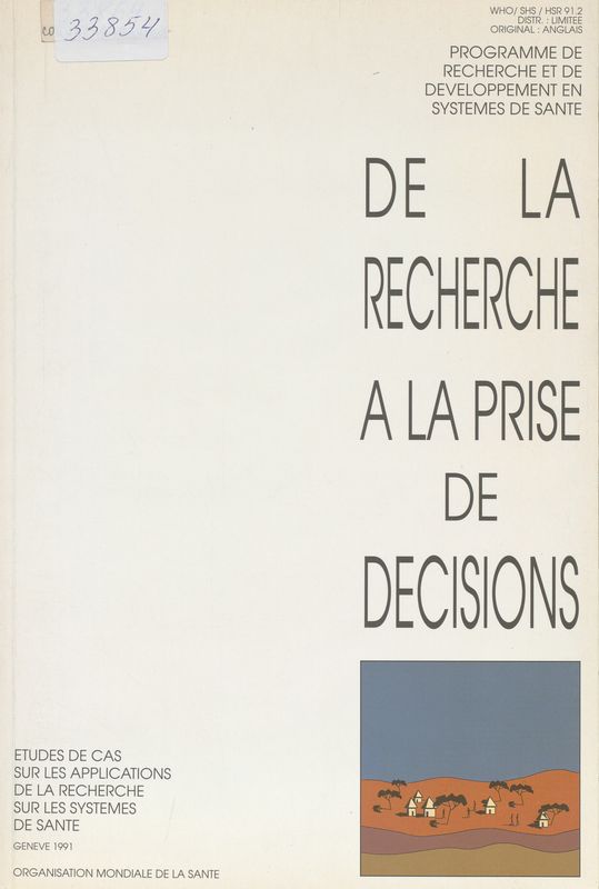 De la recherche a la prise de decisions