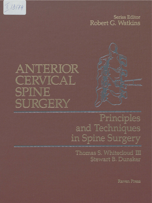 Anterior cervical spine surgery