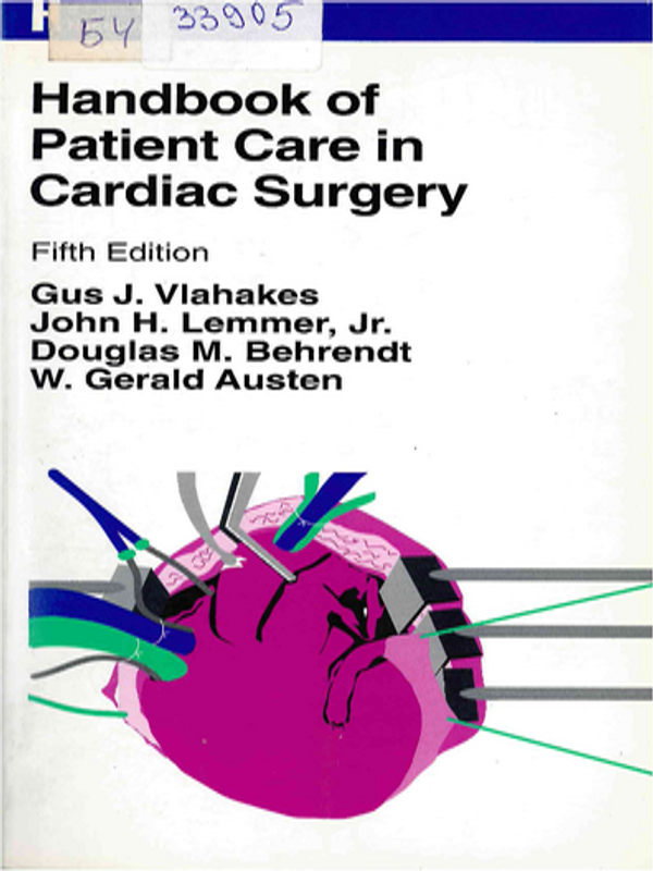 Handbook of Patient Care in Cardiac Surgery