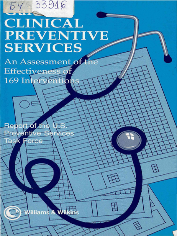 Guide to clinical preventive services