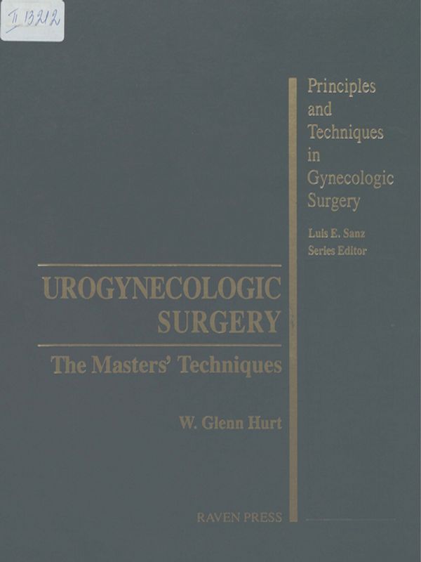 Urogynecologic surgery