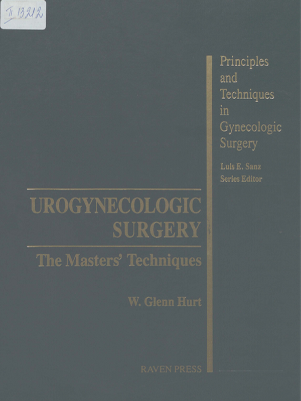 Urogynecologic surgery