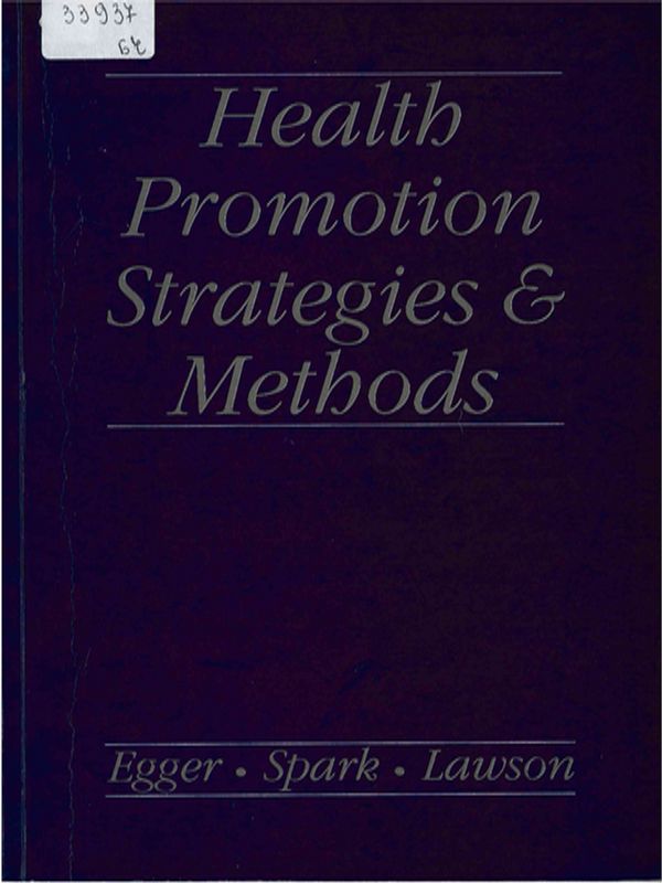 Health Promotion Strategies & Methods