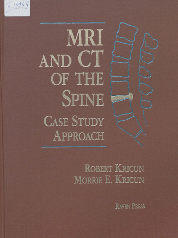 MRI and CT of the Spine