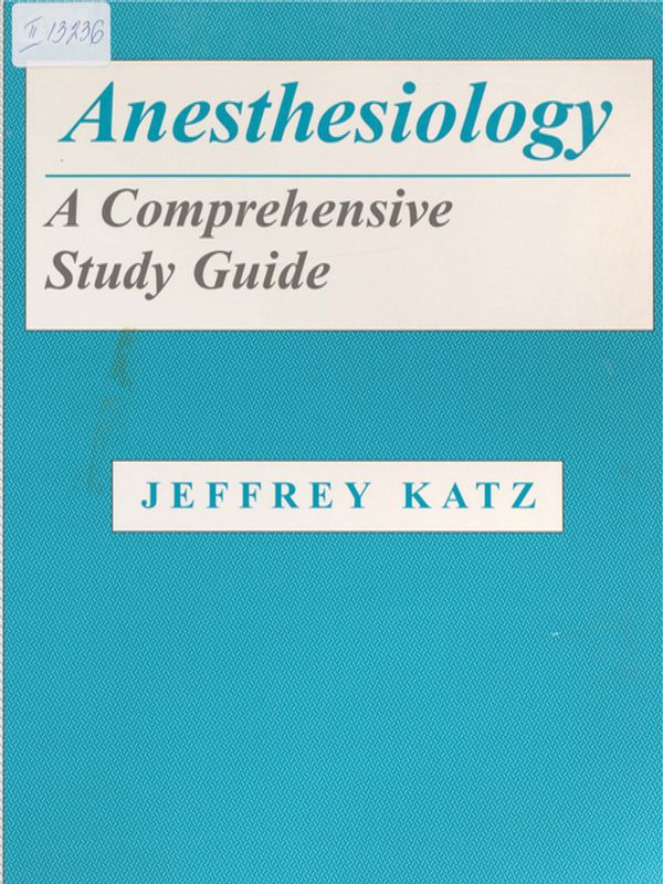 Anesthesiology