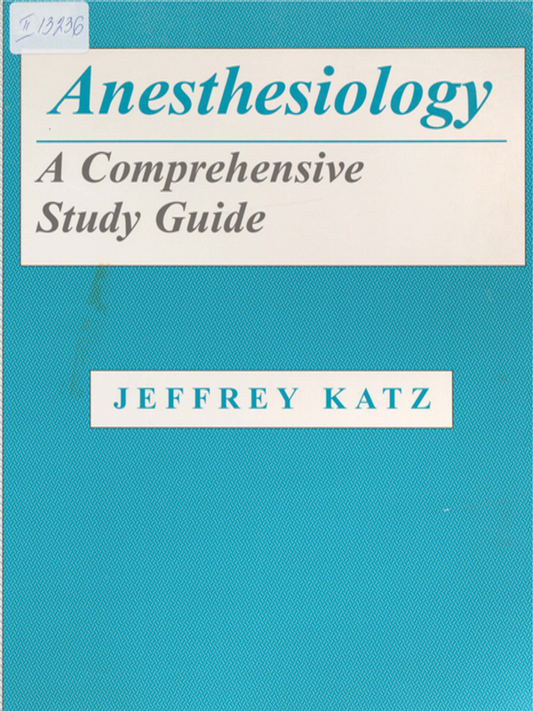 Anesthesiology