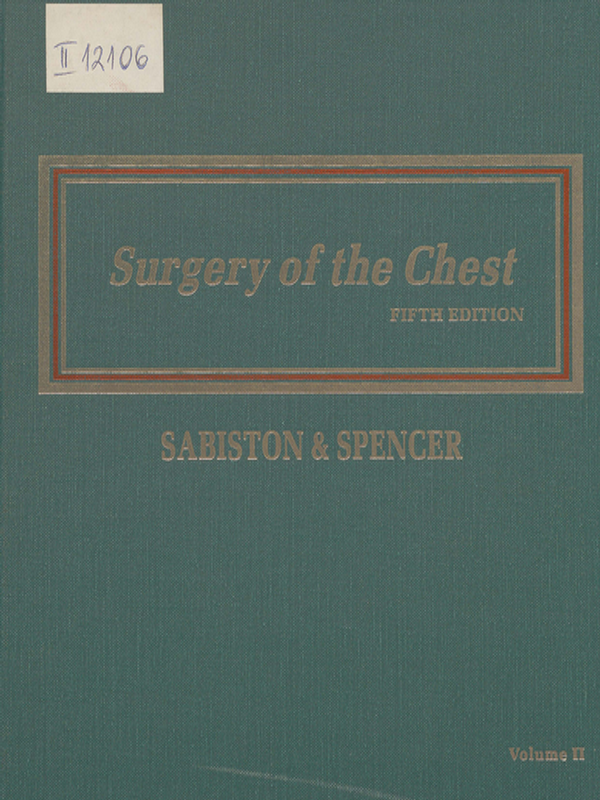 Surgery of the Chest