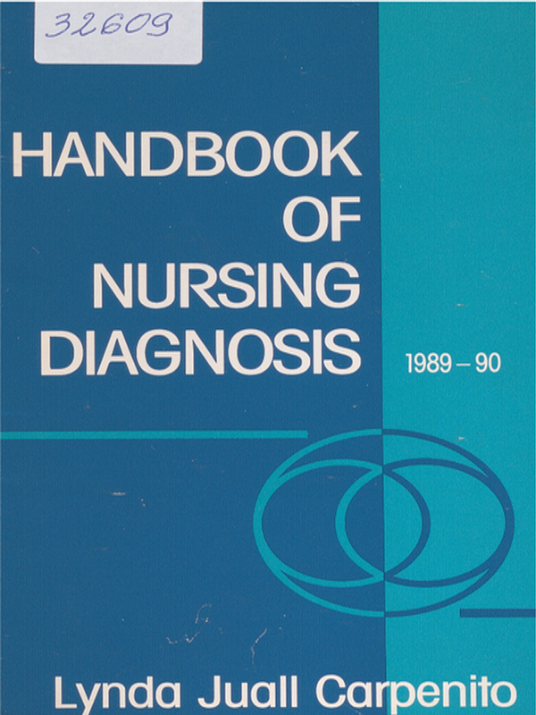 Handbook of nursing diagnosis 1989-90