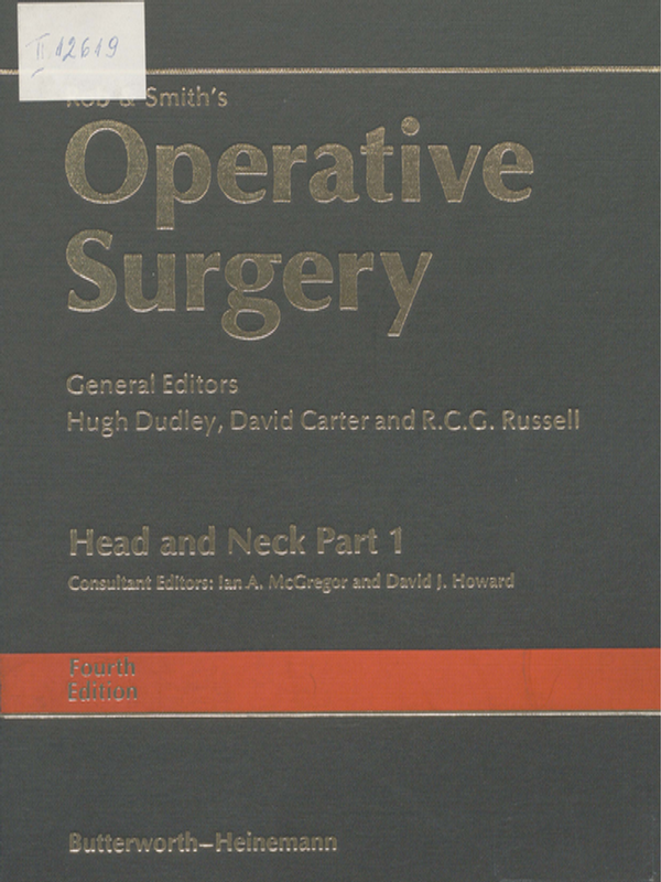 Rob & Smith`s Operative surgery : Head and neck