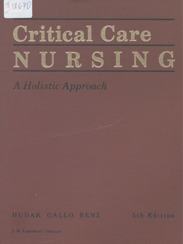 Critical care nursing