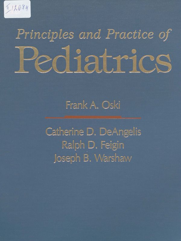 Principles and Practice of Pediatrics
