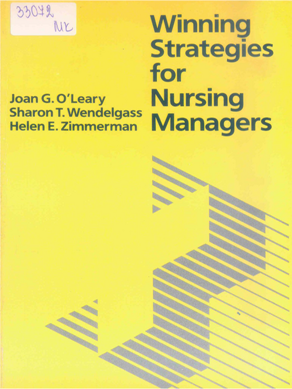 Winning Strategies for Nursing Managers