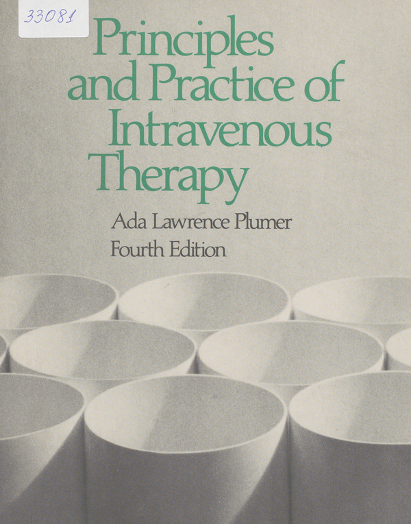 Principles and Practice of Intravenous Therapy