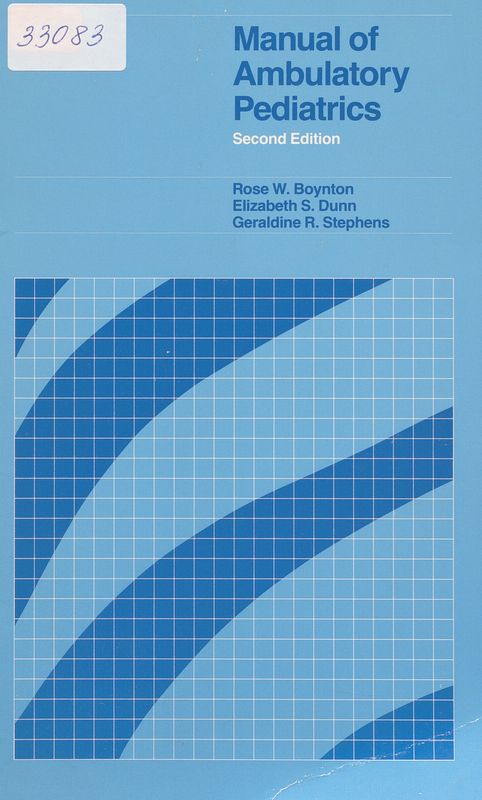 Manual of Ambulatory Pediatrics