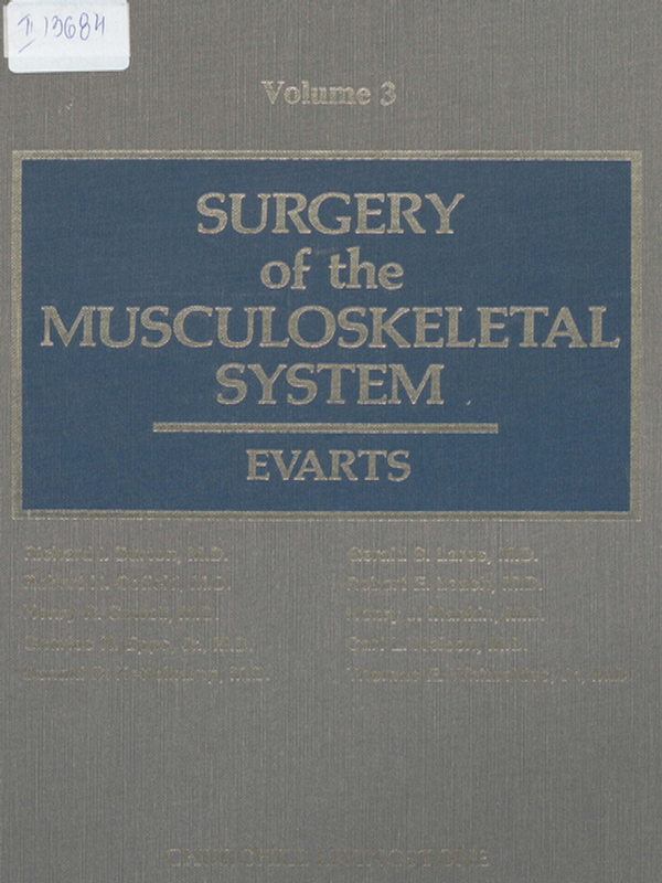 Surgery of the musculoskeletal system