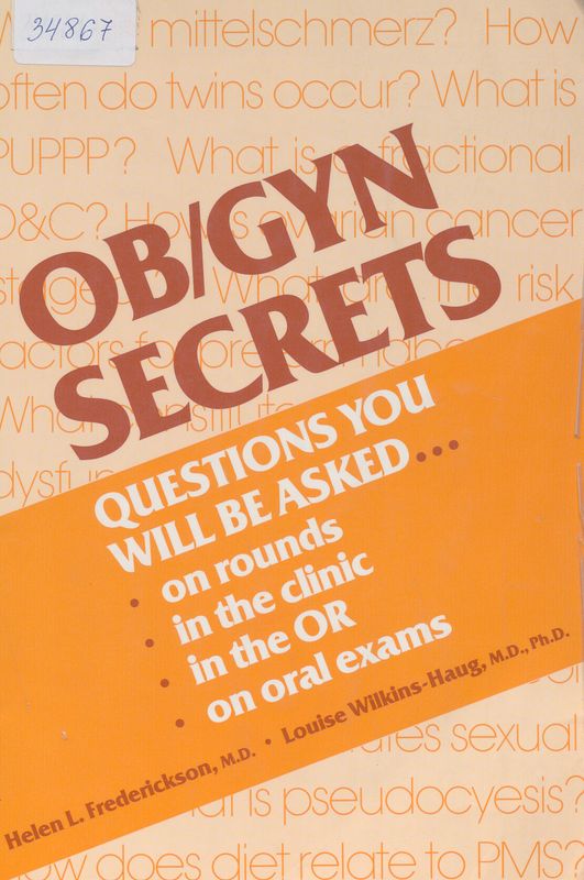 Ob/Gyn secrets