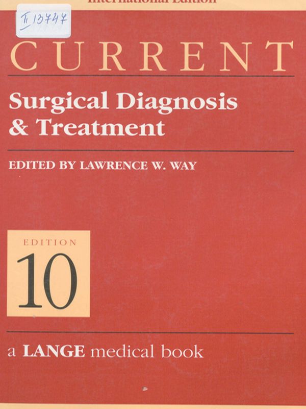 Current surgical diagnosis and treatment