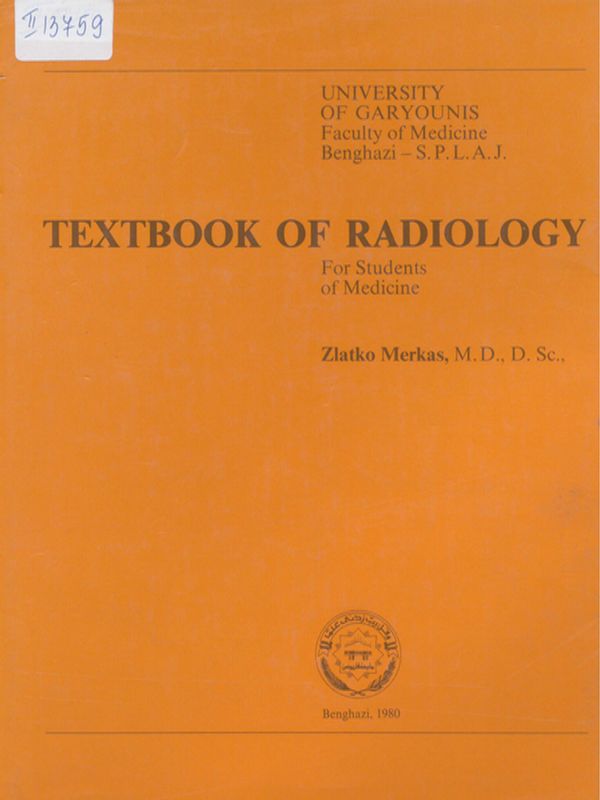 Textbook of radiology