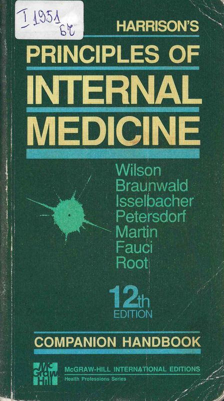 Harrison`s principles of internal medicine