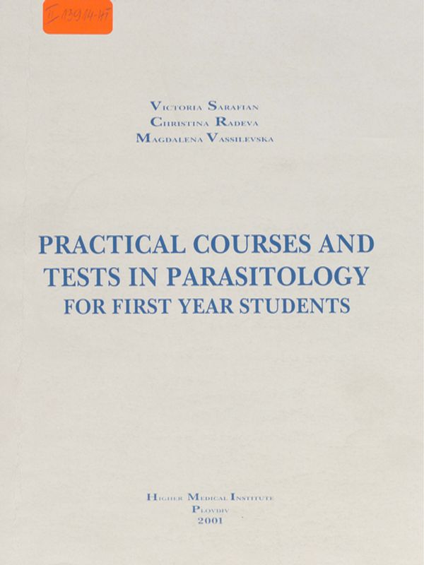 Practical courses and tests in parasitology