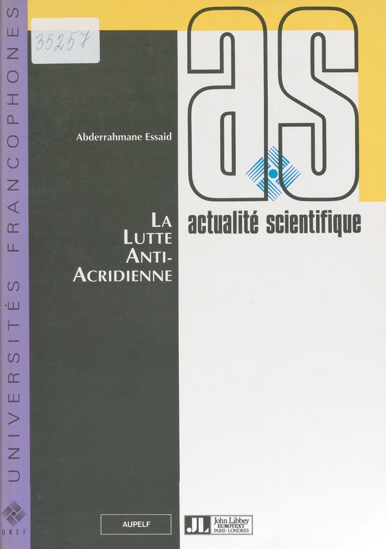 La lutte anti-acridienne