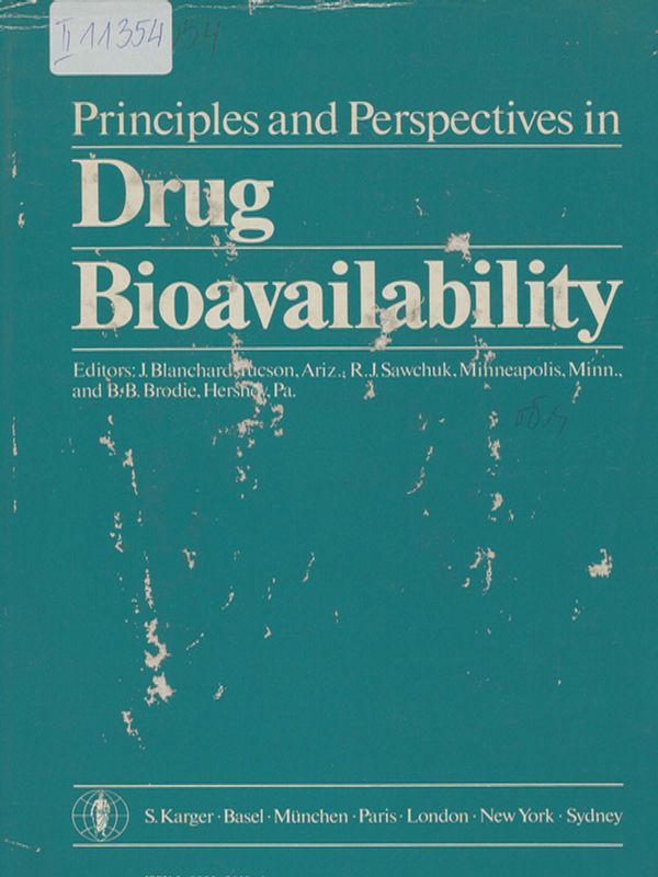 Principles and perspectives in drug bioavailability
