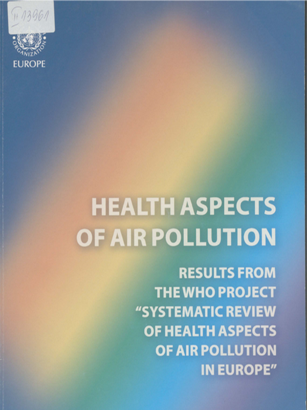 Health aspects of air pollution