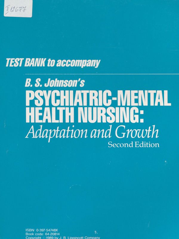 Psychiatric-mental health nursing