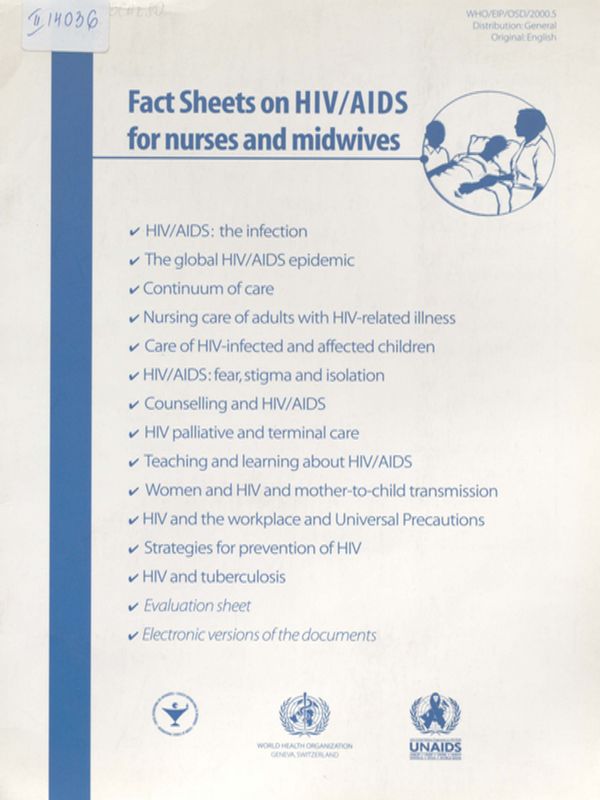 Fact sheets on HIV/AIDS for nurses and midwives
