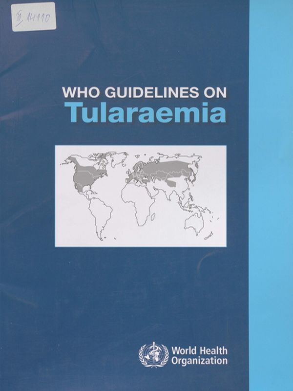 WHO guidelines on tularaemia