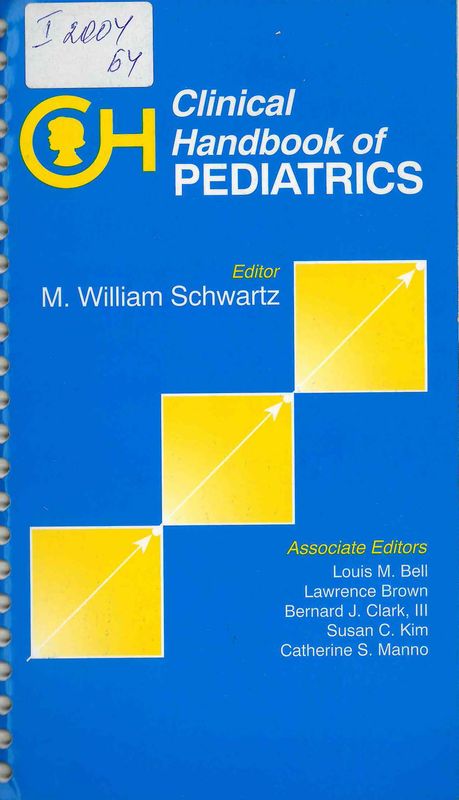 Clinical handbook of pediatrics