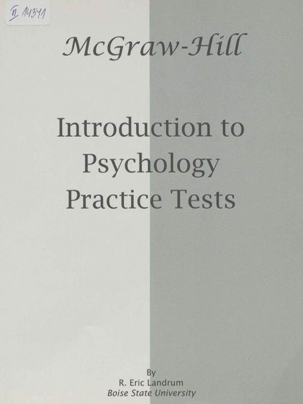Introduction to psychology practice tests