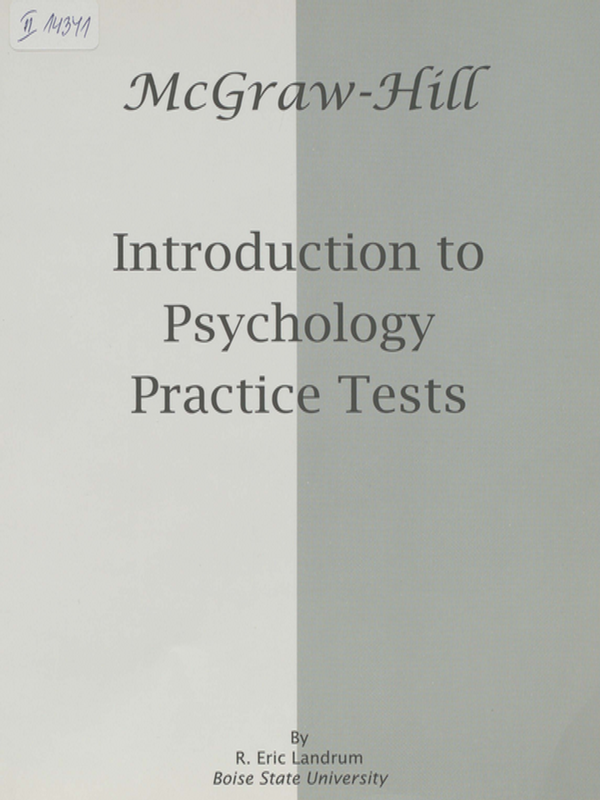 Introduction to psychology practice tests