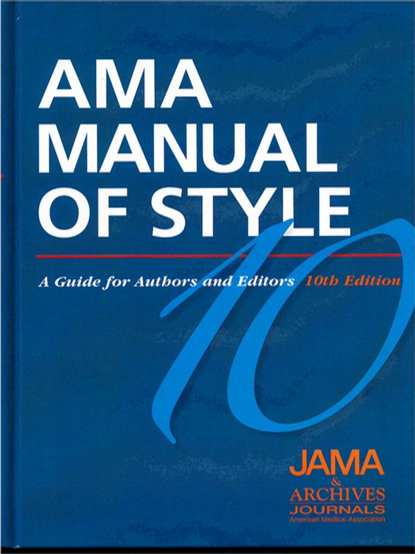 AMA manual of style