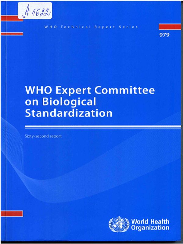 WHO expert committee on biological standartization
