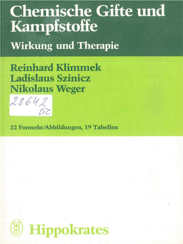 Chemische Gifte und Kampfstoffe