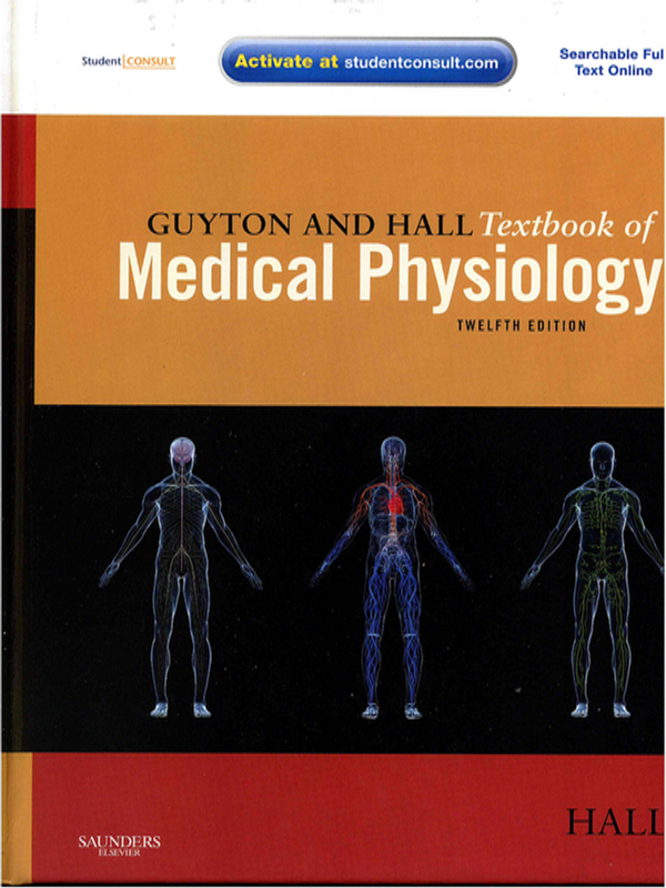 Guyton and Hall textbook of medical phisiology