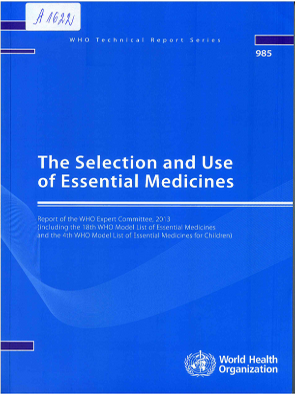 The selection and use of essential medicines