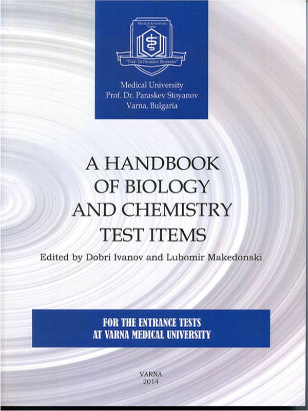 A handbook of biology and chemistry test items