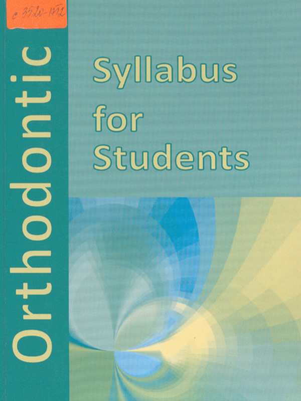 Orthodontic syllabus for students