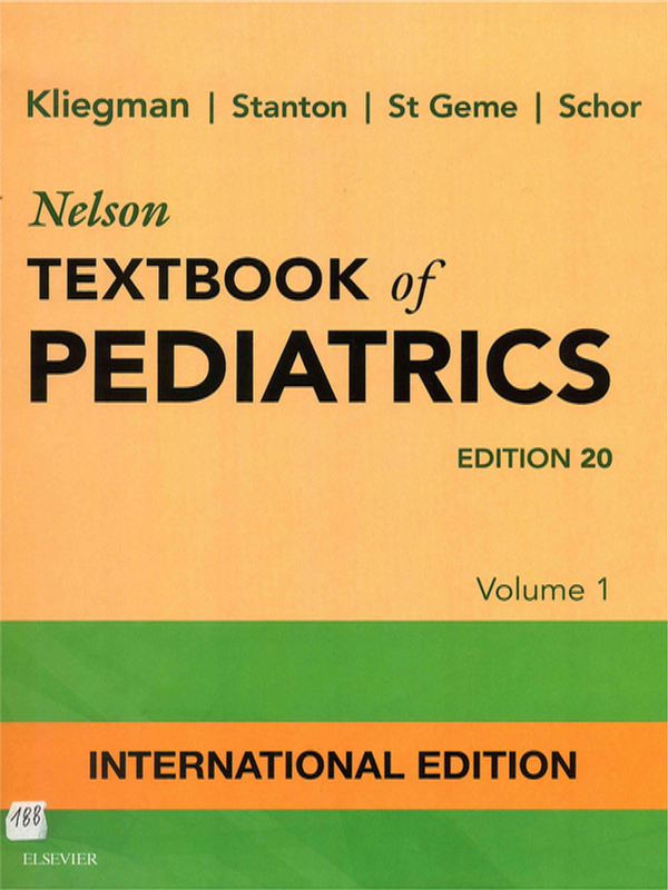 Nelson textbook of  pediatrics