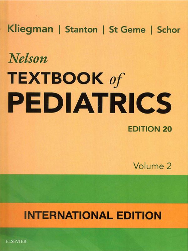 Nelson textbook of  pediatrics