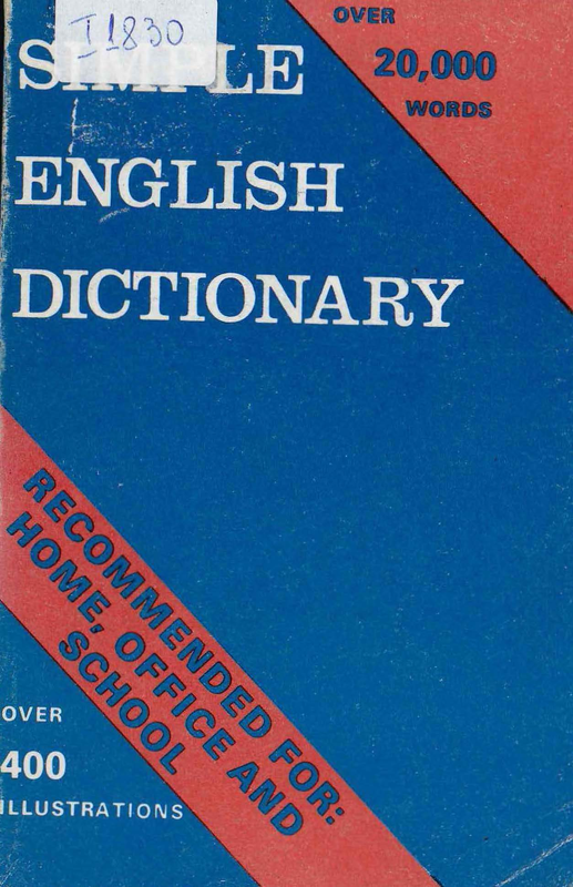 Simple English dictionary