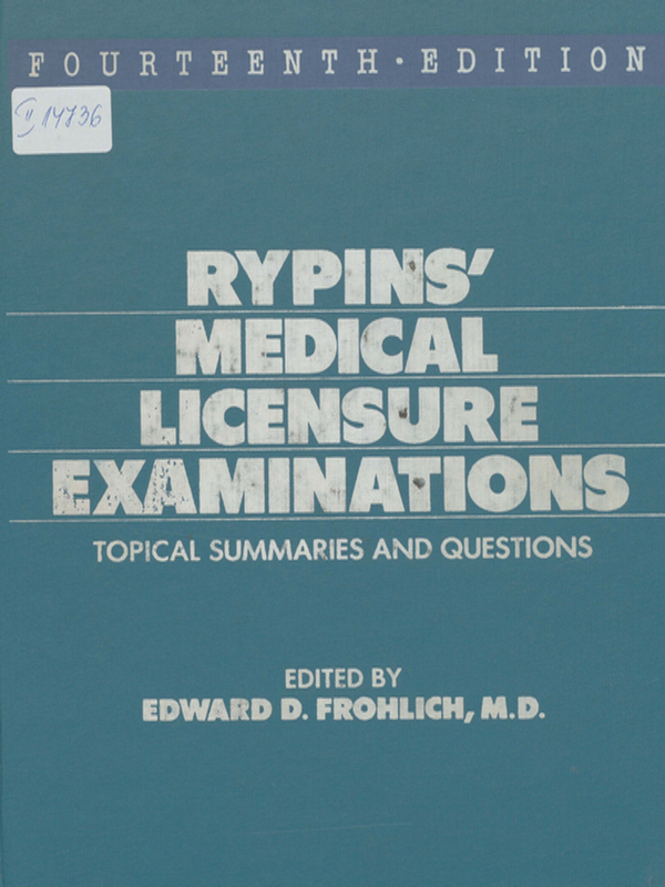 Rypin`s medical licensure examinations